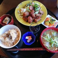 Kara age teishoku at Komenoko in Tokyo