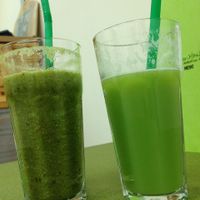 Spinach smoothie  at The Green House in Almaty