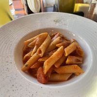 Penne arrabbiata (specify no cheese)   at Fabiani Restaurant & Bar in Kruje