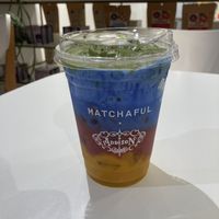 Ice matcha tea  at Matchaful @ Clean Market in New York City