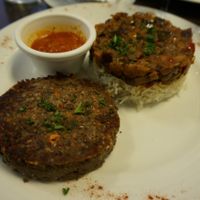 Lentil Burger (Vegan) at Caprice Cafe in Paris