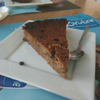 bread pudding at Delices Nature in Pointe-a-pitre