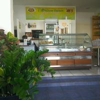 Serving Area and Menu at Delices Nature in Pointe-a-pitre