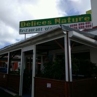 Outside at Delices Nature in Pointe-a-pitre