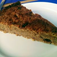 Pudding at Delices Nature in Pointe-a-pitre