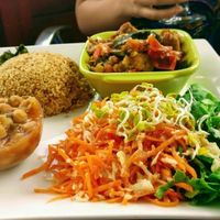 Couscous (plat du jour) at Delices Nature in Pointe-a-pitre