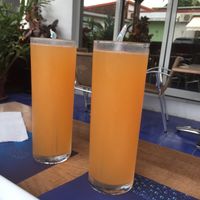   Mmmmelon juice at Delices Nature in Pointe-a-pitre