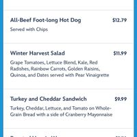 Vegan options   at Avalunch in Orlando