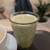 Pineapple and kale juice at Coffee at Market - 커피엣마켓 신당중앙시장 in Seoul