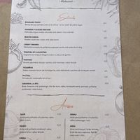 Menú   at KAIROS restaurant in Catalunya