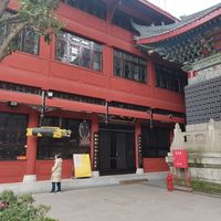 Dining hall entrance at Aidao Nunnery 爱道堂 in Chengdu