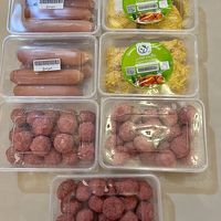 Vegan Hot dog and nuggets   at Queensland baghdad in Baghdad