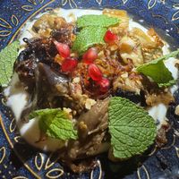 Roasted eggplant  at Al-Andalus in New York City