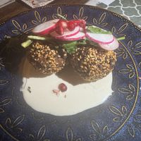 Fava falafel   at Al-Andalus in New York City