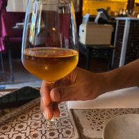 Orange wine at Al-Andalus in New York City
