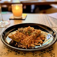 Confit leeks  at Al-Andalus in New York City