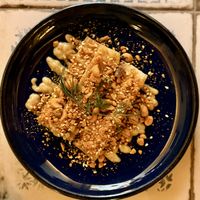 Confit leeks  at Al-Andalus in New York City