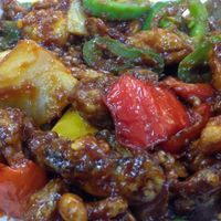 chilli mushroom  at Gokul Sweets - Dekalb Industrial Way in Decatur