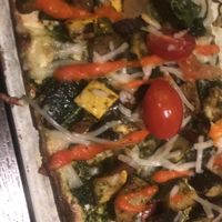 Vegan kale primavera flatbread at Farmer's Table in Boca Raton
