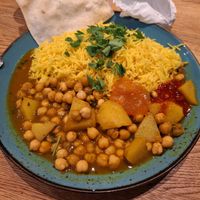 The only vegan option, not bad though at Masti Kitchen in Berlin