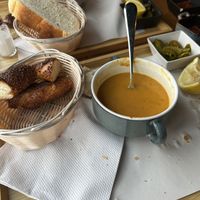 Lentil soup  at Leziz bakkerij en pitta in Vlaanderen