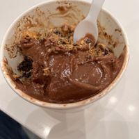 Chocolate one and coffee Oreo-double kiddie  at scoop ice cream in Maryland