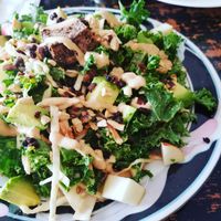 Kale salad at Outer Bean Juice and Java in Kitty Hawk