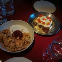 French toast and granola with cocos yoghurt at lara  in Vienna