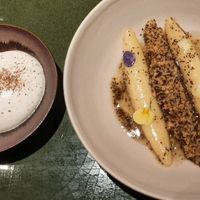 Mohnnudeln mit Schlago und Apfelmuß at lara  in Vienna
