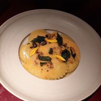 Kürbisravioli at lara  in Vienna
