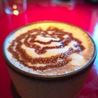 Hot orange chocolate at lara  in Vienna