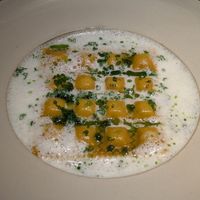 Ravioles de dauphiné smoked potato at lara  in Vienna