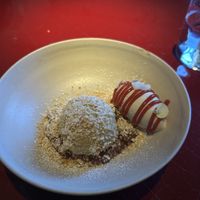 rhabarberknödel vanille eis 16€  at lara  in Vienna