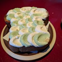 Coconut pandan brioche at lara  in Vienna