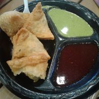 Delicious samosas   at Shayona in Chino Hills