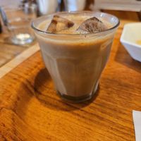 Chai with soy milk at KuminSoul Curry in Osaka