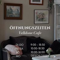 Öffnungszeiten   at Velldone Café in Bad Sackingen