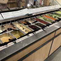 Salad bar  at PCC Corner Market in Seattle