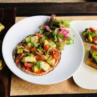 Snack time at Fivelements in Mambal