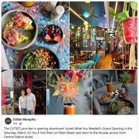 Owners featured in magazine 'Edible Memphis' at JUICED what you needed in Memphis