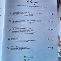 Westen Comforts & Soups   at Serene Dream Vegetarian Café & Beach Bar in Hoi An