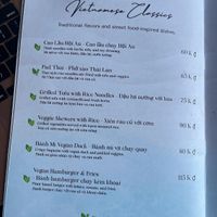 Noodles & Vietnamese Classics   at Serene Dream Vegetarian Café & Beach Bar in Hoi An