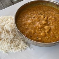 Pumpkin lentil curry at GoGreen in Kralendijk