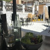 Salad and garden   at Noush in Barcelona