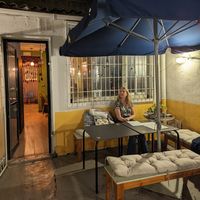 Backyard at Noush in Barcelona