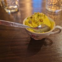 Gelat de safrà at Noush Barcelona in Barcelona