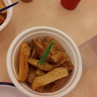 Potato wedges at Falafel Tof in Antwerpen