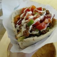Falafel Tof buffet - create your own sandwich at Falafel Tof in Antwerpen