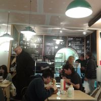 Falafeltof inside at Falafel Tof in Antwerpen