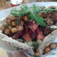 Falafel Sandwich at Falafel Tof in Antwerpen